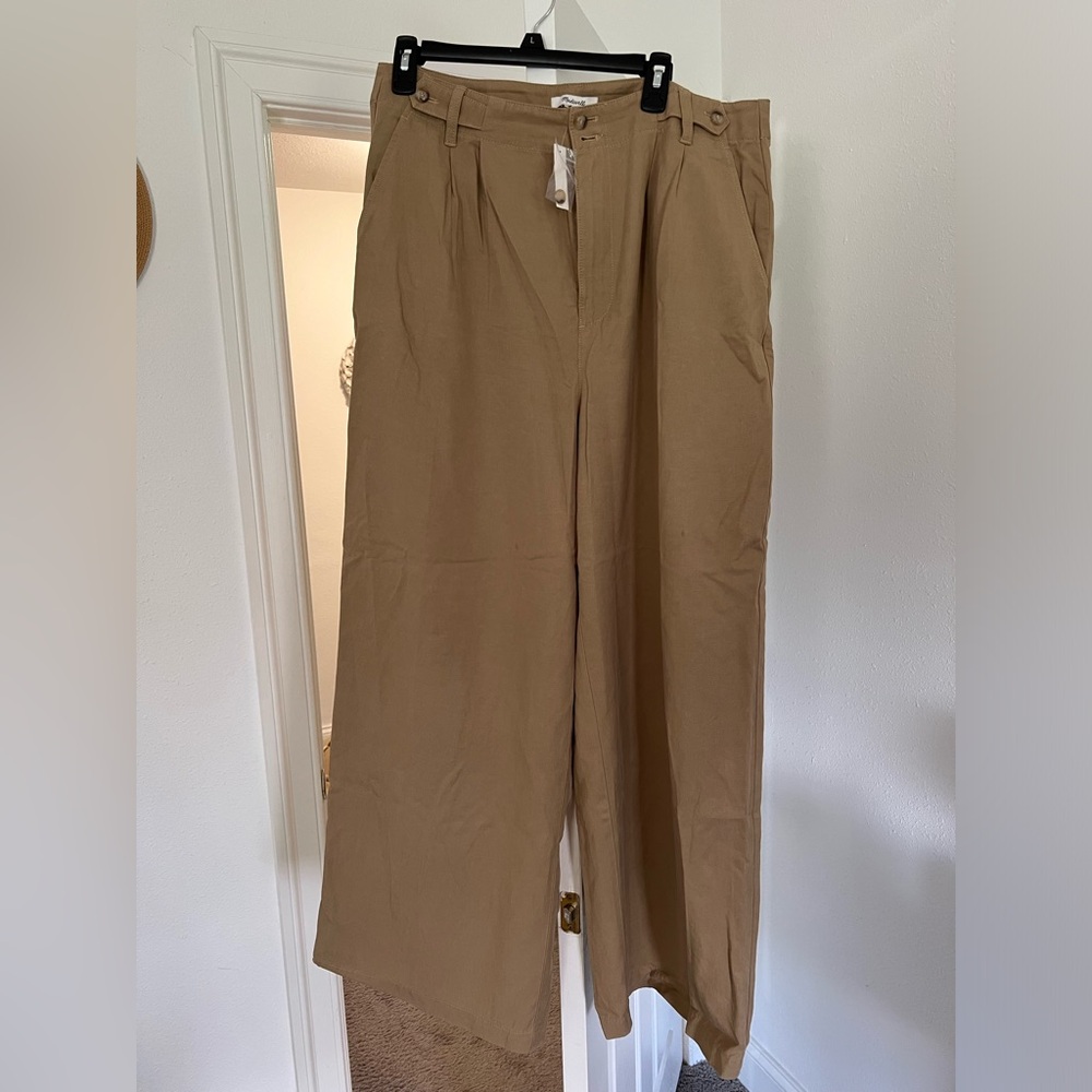 Madewell Harlow pants in seed khaki! NWT